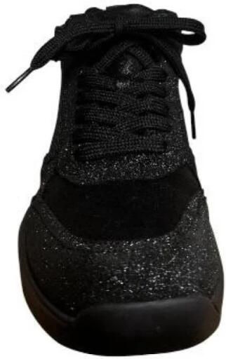 Xsensible zwarte dames sneakers met glitter SWX16 - Foto 5