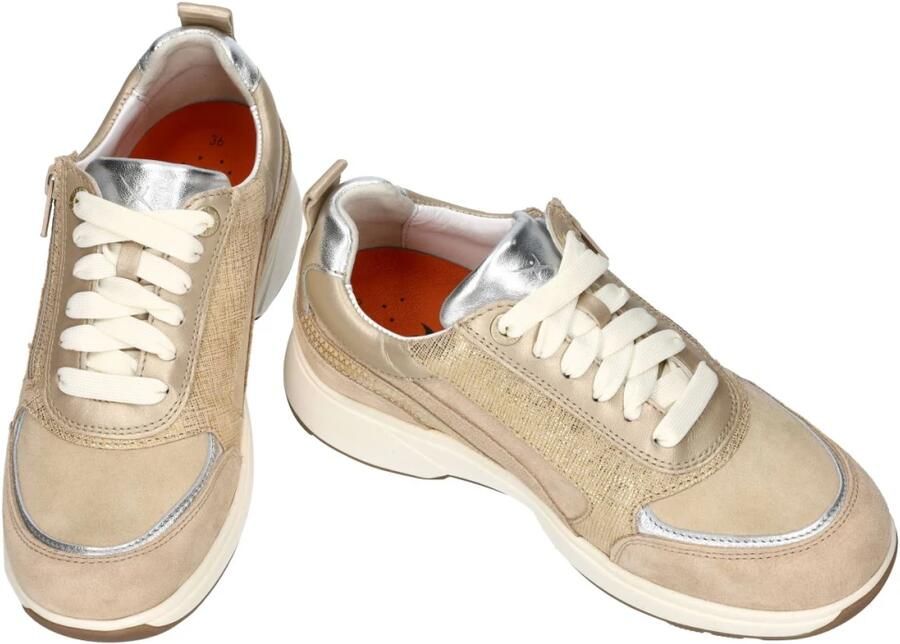 Xsensible Stretchwalker Xsensible 30222.2 Valleta HX Sand combi-stretchwalker sneaker-veterschoen stretchwalker - Foto 2