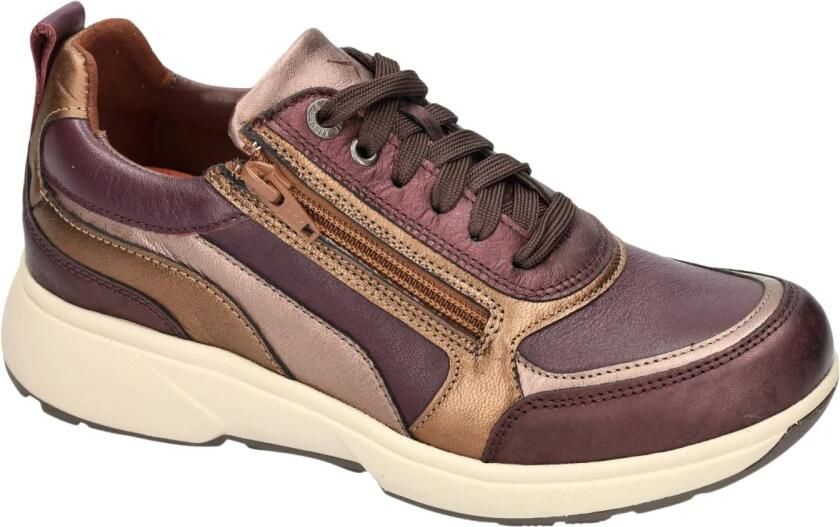 Xsensible -Dames aubergine sneakers - Foto 2