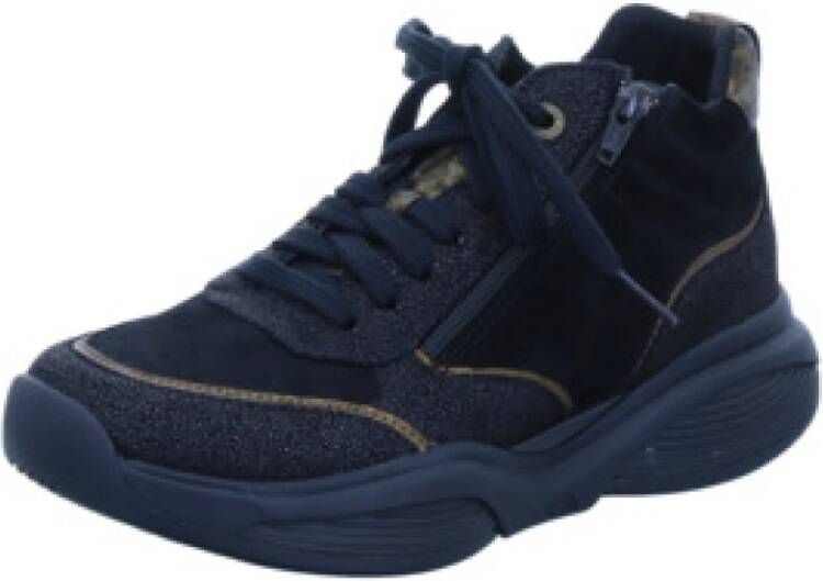 Xsensible SWX16 32001.2.084 Zwart combi half hoge sneaker uit de Stretchwalker lijn wijdte H - Foto 3