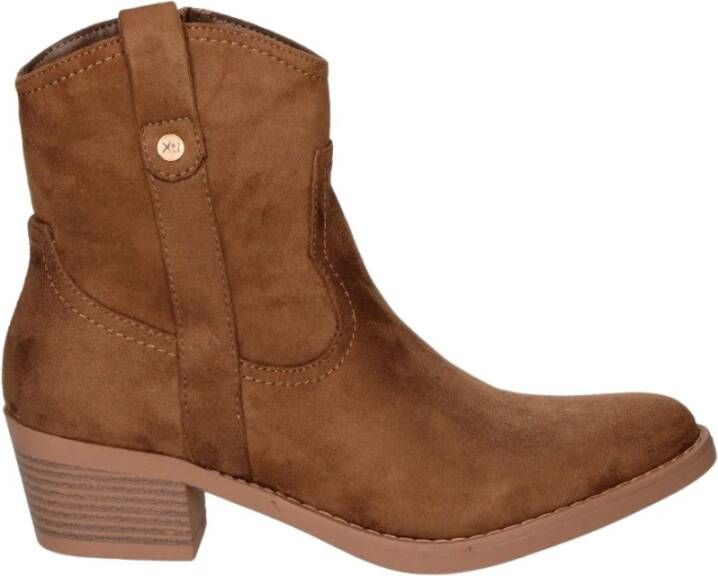 XTI Ankle Boots Brown Dames