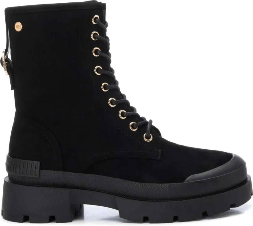 XTI Enkellaarzen Black Dames
