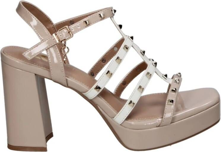 XTI Modieuze Sandalen voor Jongvolwassenen Beige Dames