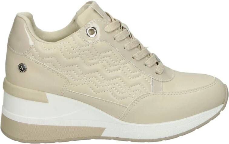 XTI Modieuze Sportschoenen Beige Dames