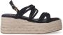 XTI Plateau Sandalen Black Dames - Thumbnail 2