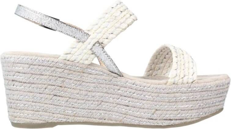 XTI Wedges White Dames