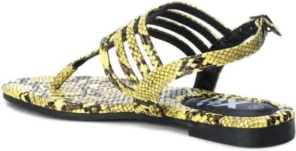 XTI Dames Flip Flops van Synthetisch Leer Yellow Dames - Foto 3