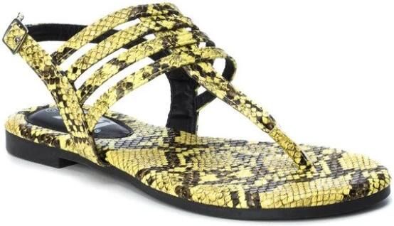 XTI Dames Flip Flops van Synthetisch Leer Yellow Dames - Foto 4