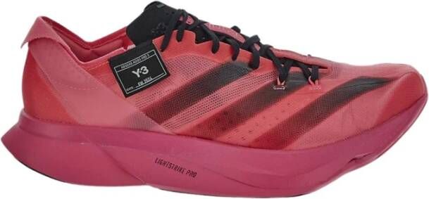 Y-3 Canvas Sneaker Pro 3.0 Pink Heren