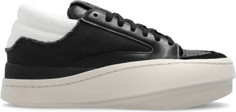 Y-3 Centennial Lo Leren Sneakers Black