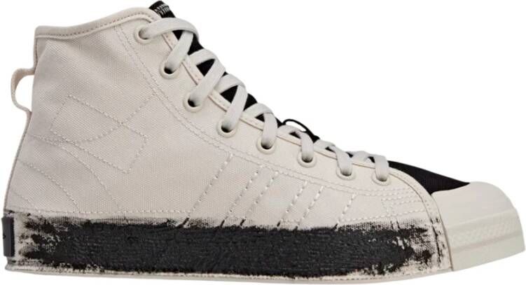 Y-3 Essentiële witte sneakers Beige Heren