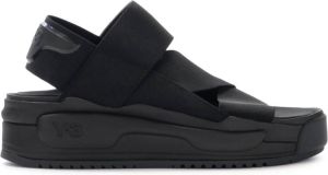 Y-3 Flat Sandals Zwart Dames