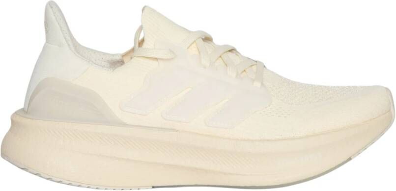 Y-3 Gebreide Ultraboost 5 Sneakers in Owhite Cwhite Wonwhi