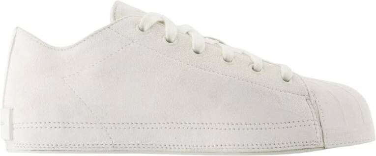 Y-3 Grijze Leren Sneakers Nizzastar Lo