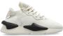 Y-3 Lage sneakers van glad leer en neopreen Beige - Thumbnail 1