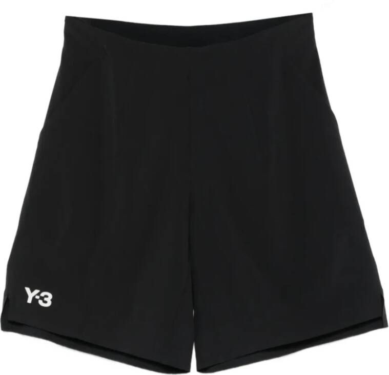Y-3 Korte Zwarte Ergonomische Sneakers