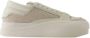Y-3 Zwarte leren lage sneakers Beige Dames - Thumbnail 9