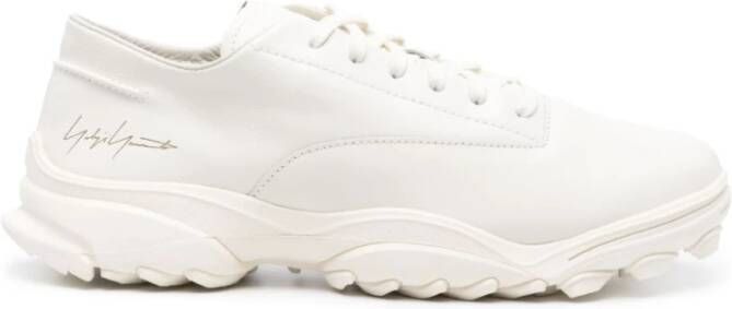 Y-3 Luxe Leren Sneakers Gsg9 Low White Heren