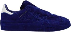 Y-3 Marineblauwe Suède Sneaker Blauw Heren