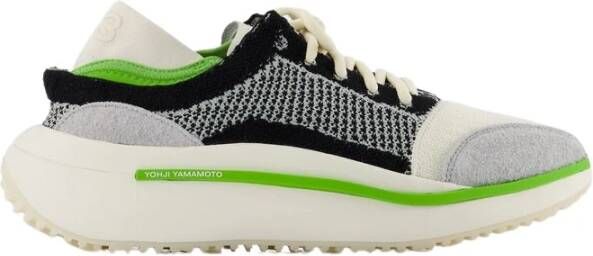 Y-3 Qisan Gebreide Sneakers Multicolor Leer Meerkleurig Heren