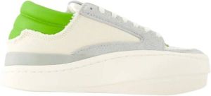 Y-3 Multicolor Leren Lage Sneakers Beige Dames