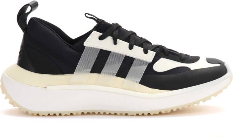 Y-3 Qisan Cozy Zwarte en Witte Sneaker Black Heren