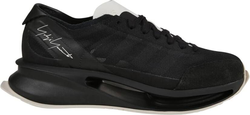Y-3 Zwarte Kaiwa Sneakers Moderne Stijl Black
