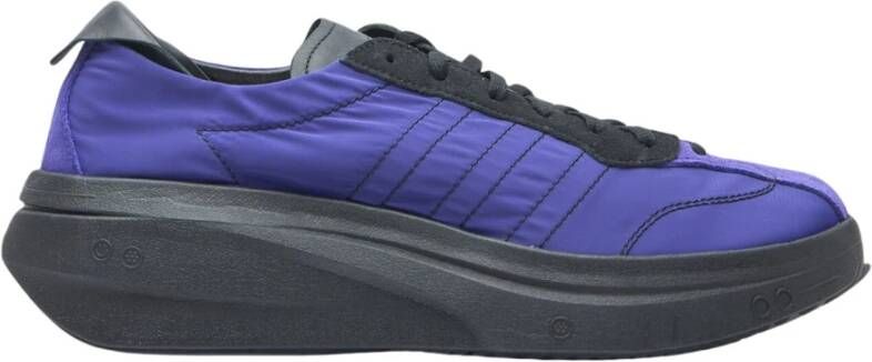 Y-3 Shell Weave Sneakers met leren panelen