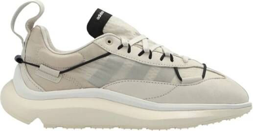 Y-3 Mesh Sneakers met Logo Detail Gray