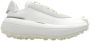 Y-3 Elegante Cream Grey Leren Sneakers Wit - Thumbnail 1
