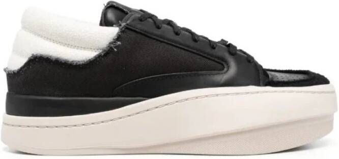 Y-3 Centennial Lo Leren Sneakers Black