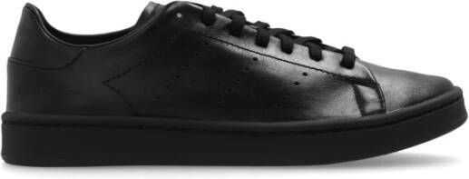 Y-3 Zwarte Leren Stan Smith Sneakers Black