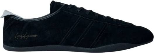Y-3 Suède Leren Sneakers met Logo Motief