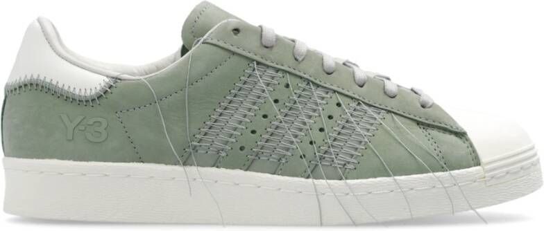 Y-3 Lage Top Sneakers in Superstar Stijl Green Unisex