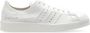 Adidas Witte Leren Sneakers Ronde Neus Vetersluiting White - Thumbnail 1