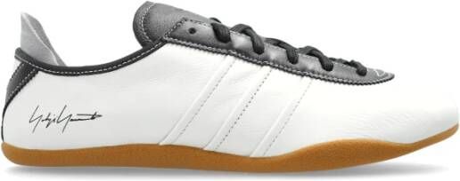 Y-3 Grijze Leren Sneakers Tokyo Stijl