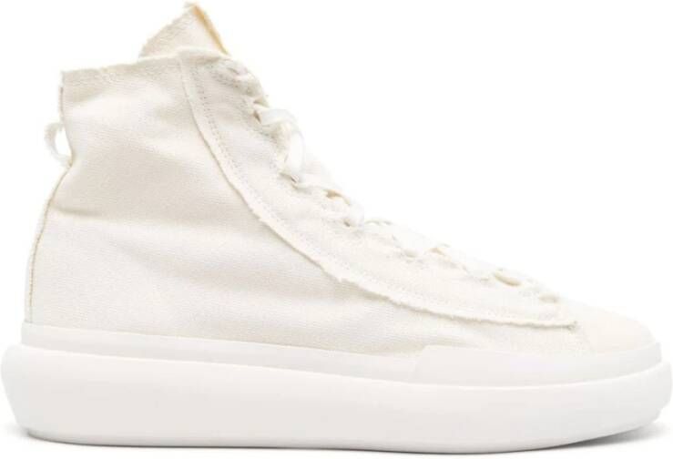 Y-3 Verweerde hoge sneakers White Dames