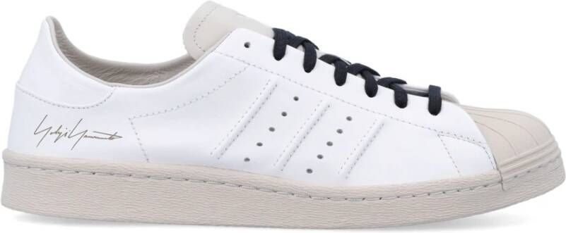 Y-3 Witte Sneakers met Rubberen Neus