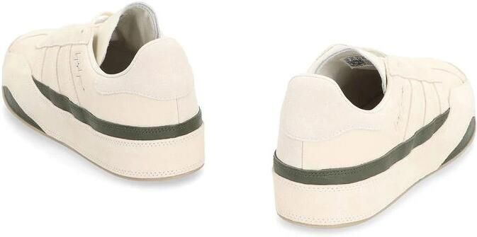 Y-3 Suede Low-Top Sneakers met Leren Inzetstukken