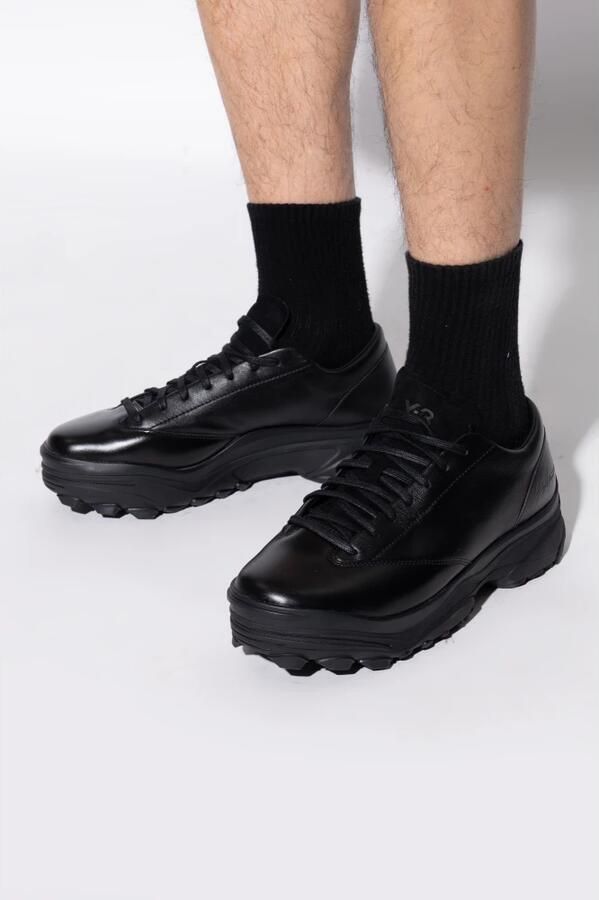 Y-3 Leren Gsg9 Sneakers met Logo Motif