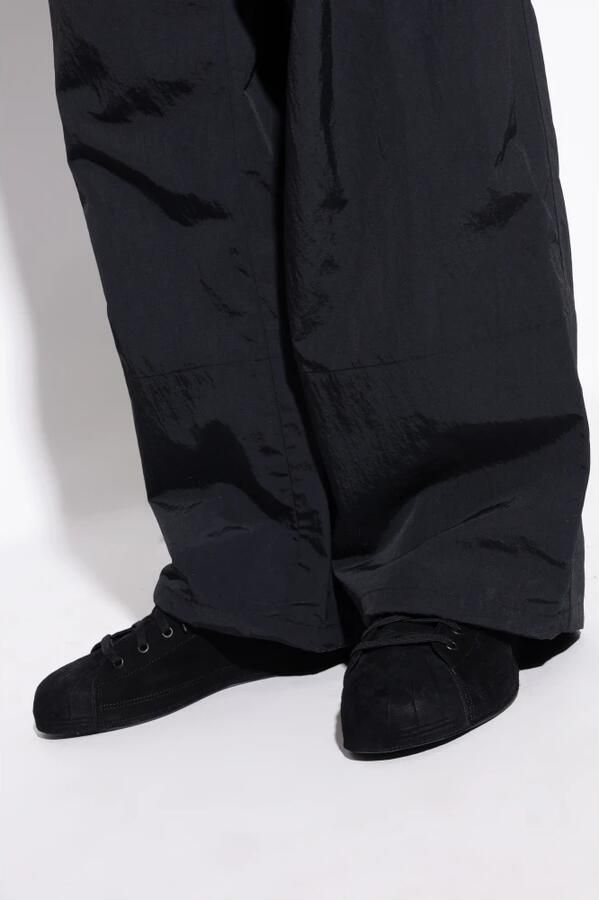 Y-3 Zwarte Leren Sneakers Nizzastar
