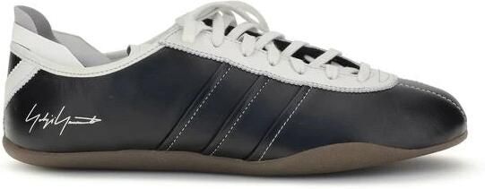 Y-3 Zwarte leren Tokyo Sneakers met Gestreept Detail - Foto 7