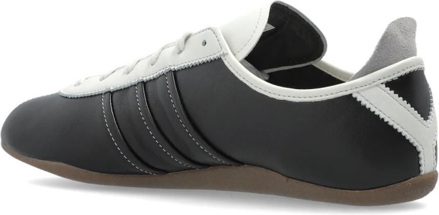 Y-3 Zwarte leren Tokyo Sneakers met Gestreept Detail - Foto 2