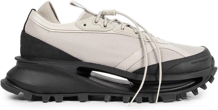 Y-3 Trail Mesh Sneakers Bruin Zwart Rubberen Zool - Foto 2