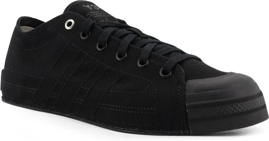 Y-3 Zwarte Sneakers met Zijstrepen
