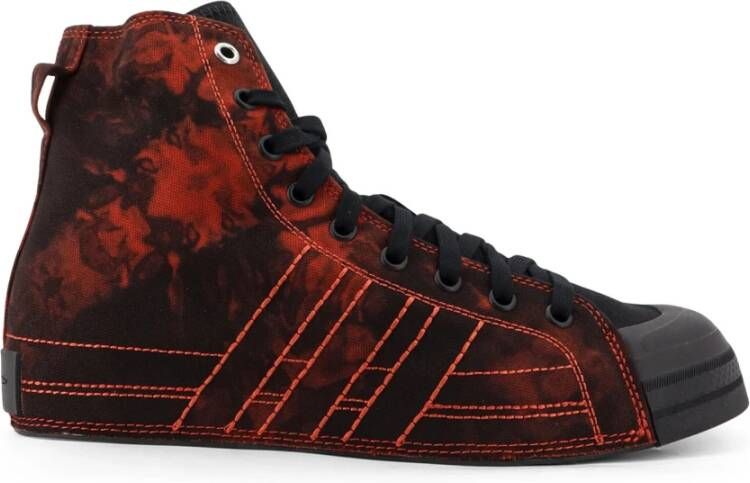 Y-3 Zwarte High-Top Sneakers met Zijstrepen - Foto 2