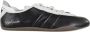 Y-3 Zwarte leren sneaker met streepdetail - Thumbnail 1