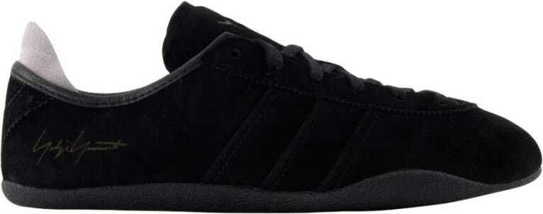 Y-3 Zwarte Leren Sneakers Tokyo Stijl