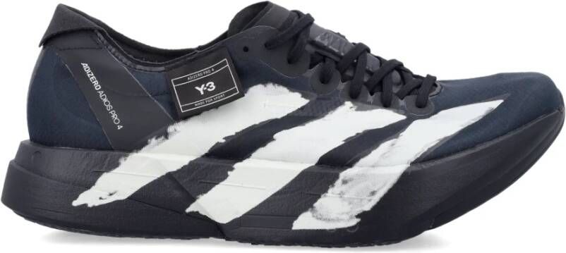 Y-3 Zwarte Sneakers Adios Pro 4 Stijl
