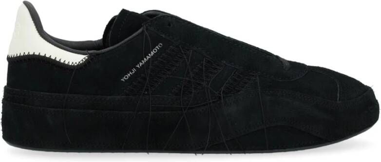 Y-3 Zwarte Suede Gazelle Sneaker Black Heren